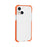 Acrylic Shockproof Protective Transparent Thickened Four Corners Phone Case Case for Apple iPhone 13 mini 5.4 inch - Orange - 2