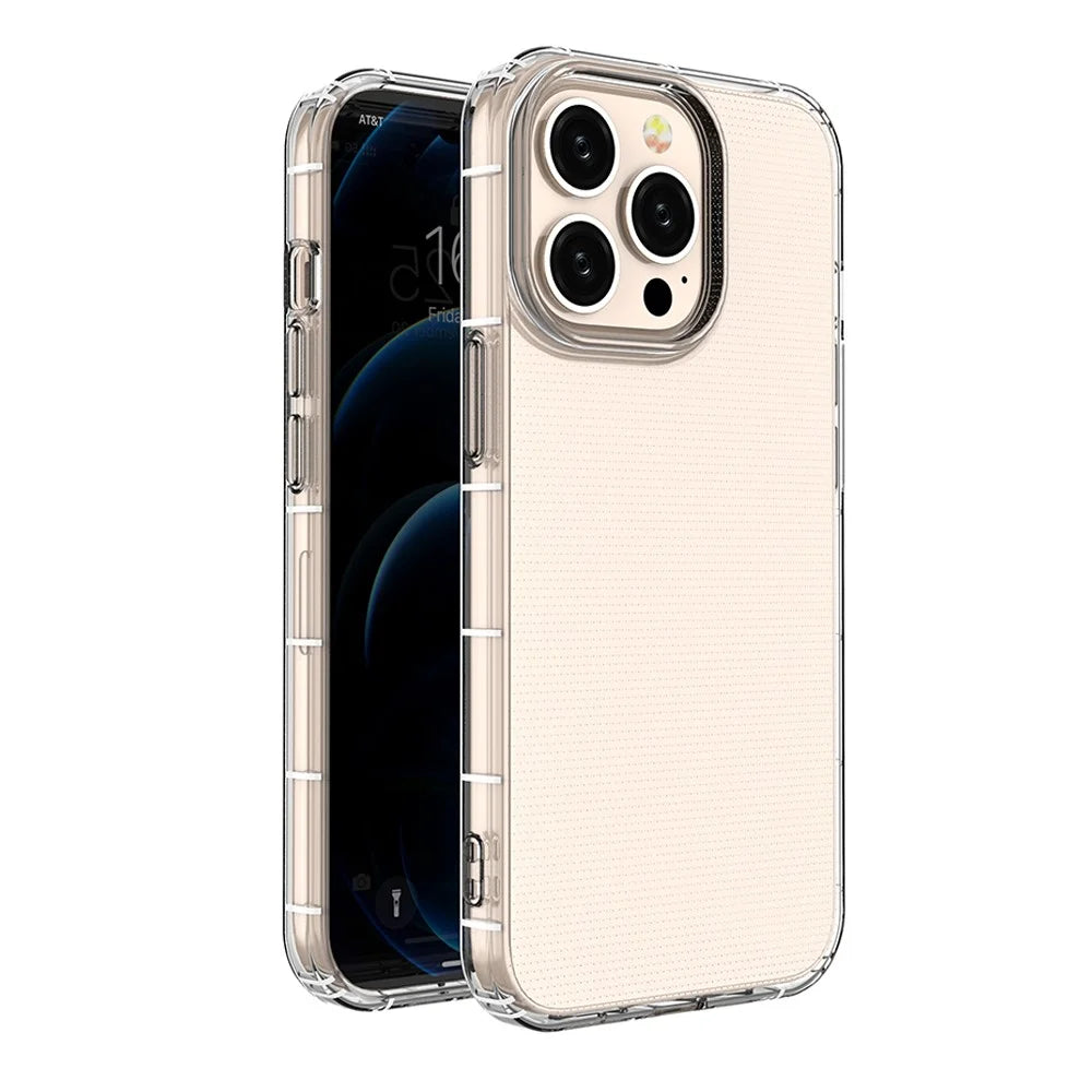 Transparent Flexible TPU Mobile Phone Back Case Shell Protective Cover for iPhone 13 Pro 6.1 inch - 2