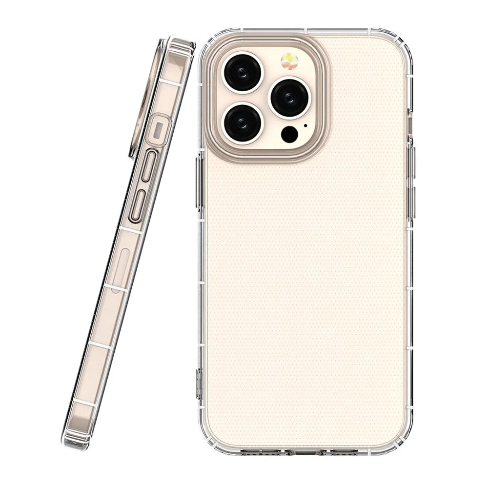 Transparent Flexible TPU Mobile Phone Back Case Shell Protective Cover for iPhone 13 Pro 6.1 inch - 5