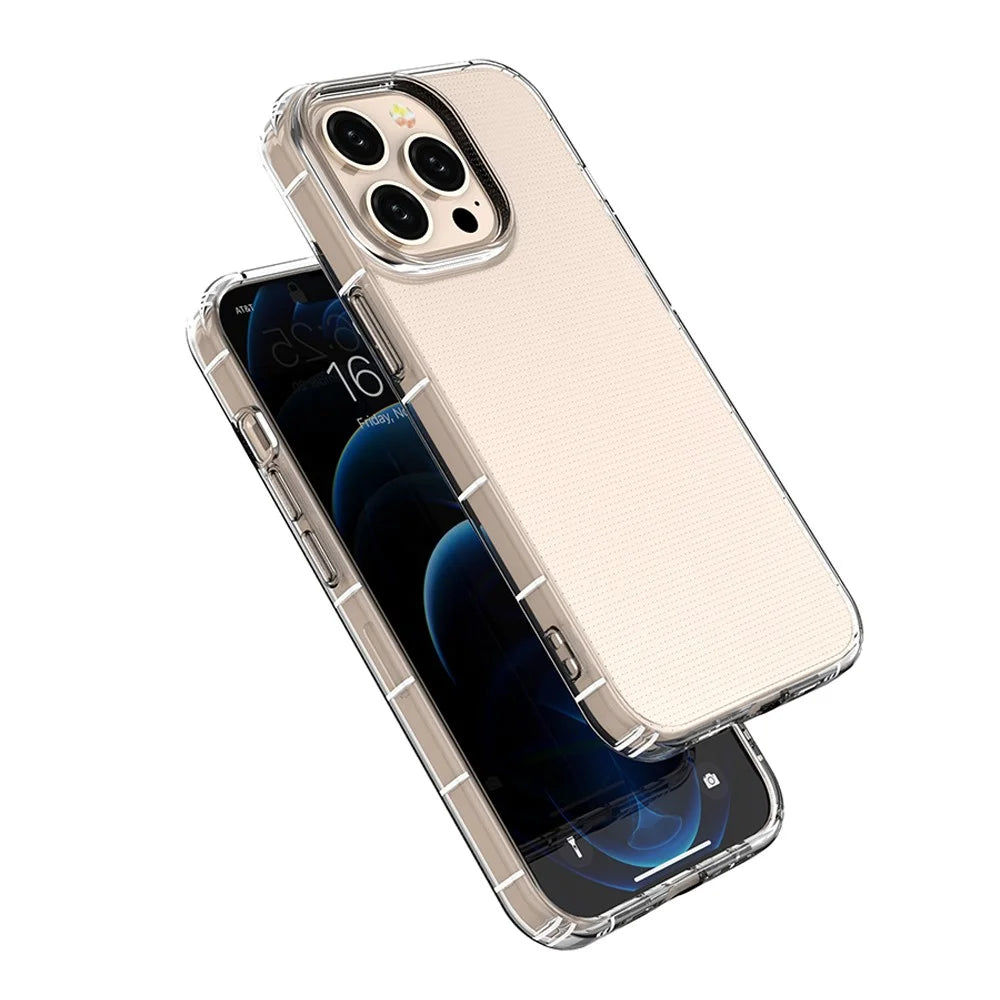 Transparent Flexible TPU Mobile Phone Back Case Shell Protective Cover for iPhone 13 Pro 6.1 inch - 7