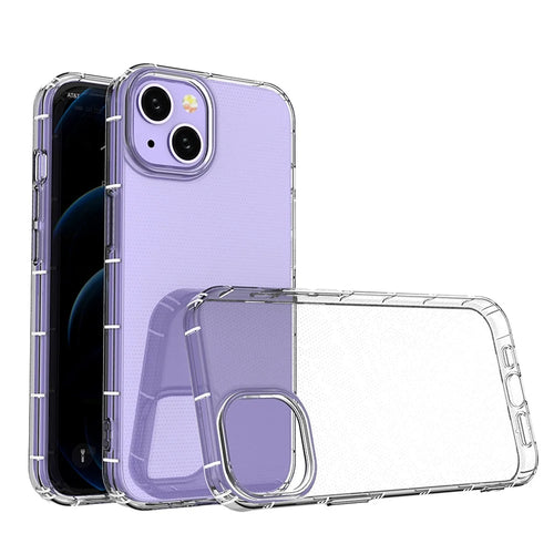 Transparent Soft TPU Phone Case Shockproof Back Cover Protector for iPhone 13 6.1 inch - 1