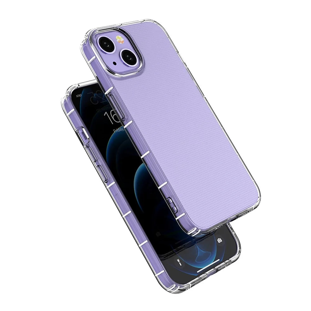 Transparent Soft TPU Phone Case Shockproof Back Cover Protector for iPhone 13 6.1 inch - 7