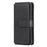 For iPhone 13 Pro Leather Case with 10 Card Holder Phone Cover Stand - Black - 2