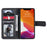 For iPhone 13 Pro Leather Case with 10 Card Holder Phone Cover Stand - Black - 5
