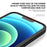 IPAKY PC + TPU Hybrid Cell Phone Case Clear Back Cover Shell Protector for iPhone 13 Pro 6.1 inch - Black - 6