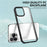 IPAKY Transparent PC + TPU Hybrid Case Anti-scratch Phone Back Cover for iPhone 13 Pro Max 6.7 inch - Blue - 4