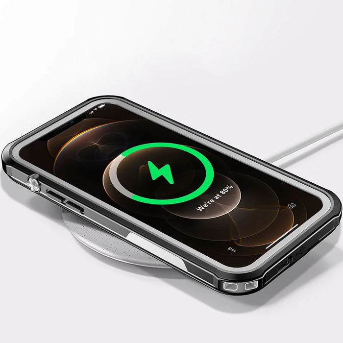 For iPhone 13 Pro Max 6.7 inch Heavy Duty Shockproof IP68 Waterproof Phone Case Protective Cover - 6