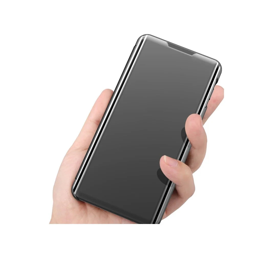 For iPhone 13 Pro Max Flip Leather Cover with Stand Full Body Protective Phone Case - Black - 3