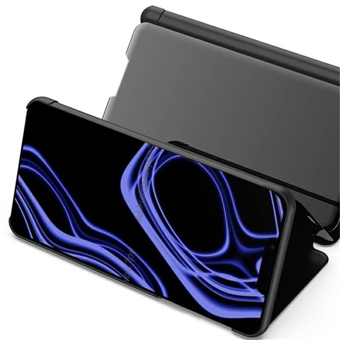 For iPhone 13 Pro Flip Leather Cover with Stand Full Body Protective Phone Case - Black - 4