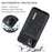 DG.MING M2 Series Anti-Fall Magnetic Wallet All-Inclusive Hybrid Case for iPhone 11 Pro 5.8 inch - Black - 3