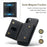 DG.MING M2 Series Anti-Fall Magnetic Wallet All-Inclusive Hybrid Case for iPhone 11 Pro 5.8 inch - Black - 6