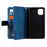 9 Card Slots Design Leather Wallet Stand Phone Case Shell with Wrist Strap for iPhone 13 mini 5.4 inch - Blue - 5