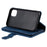 9 Card Slots Design Leather Wallet Stand Phone Case Shell with Wrist Strap for iPhone 13 mini 5.4 inch - Blue - 7
