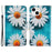 Pattern Printing Leather Wallet Stand Folio Flip Phone Shell Case for iPhone 13 6.1 inch - Chrysanthemum - 1