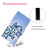 Magnetic Clasp Pattern-Printing Leather Case Phone Wallet Stand Cover for iPhone 13 mini 5.4 inch - Blue Butterfly - 3