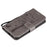 For iPhone 13 Phone Case with Stand Cat Tree Pattern Leather Wallet Mobile Cover - Grey - 6