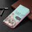 Pattern Printing Magnetic Auto-absorbed Leather Case Wallet Stand Phone Cover for iPhone 13 mini 5.4 inch - Cat - 7