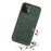 Kickstand Card Holder Slim PU Leather + TPU Bumper + PC Back Protective Case for iPhone 13 6.1 inch - Green - 2
