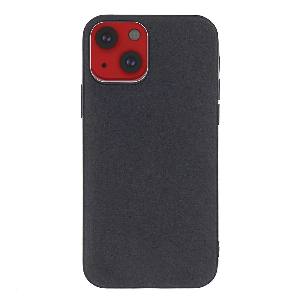 Thin Double-Sided Matte TPU Soft Back Protective Cover for iPhone 13 mini 5.4 inch - Black - 1