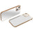 SULADA Natural Color Series Drop-proof Electroplating TPU Case Back Cover Shell for iPhone 13 6.1 inch - Gold - 1
