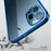 SULADA Full Protective Colorful Dazzling Electroplating Back Cover Shell for iPhone 13 Pro 6.1 inch - Blue - 5