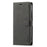 FORWENW F1 Series Leather Mobile Phone Cover Case Shell with Wallet Stand for iPhone 13 Pro Max 6.7 inch - Black - 2