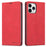 FORWENW Well-protected Fantasy Series Skin Feeling Leather Phone Case for iPhone 13 mini 5.4 inch - Red - 1