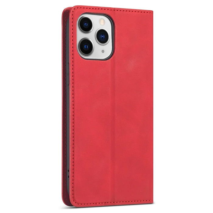 FORWENW Well-protected Fantasy Series Skin Feeling Leather Phone Case for iPhone 13 mini 5.4 inch - Red - 3