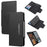 Ultra-thin Shockproof Full Protection Leather Wallet Phone Case with Detachable Inner for iPhone 13 Pro Max 6.7 inch - Black - 7