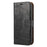 Crazy Horse Texture Detachable Leather Wallet Stand Design Phone Cover Case for iPhone 13 Pro 6.1 inch - Black - 2