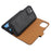 Crazy Horse Texture Detachable Leather Wallet Stand Design Phone Cover Case for iPhone 13 Pro 6.1 inch - Black - 7