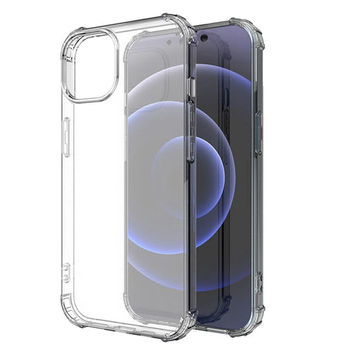 Full Protective Shock-resistant Transparent TPU Anti-fall Phone Back Cover for iPhone 13 6.1 inch - 1