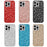 Glitter Sequins Electroplating TPU Frame + Hard PC Panel Phone Case Protective Cover for iPhone 13 Pro 6.1 inch - Blue - 7