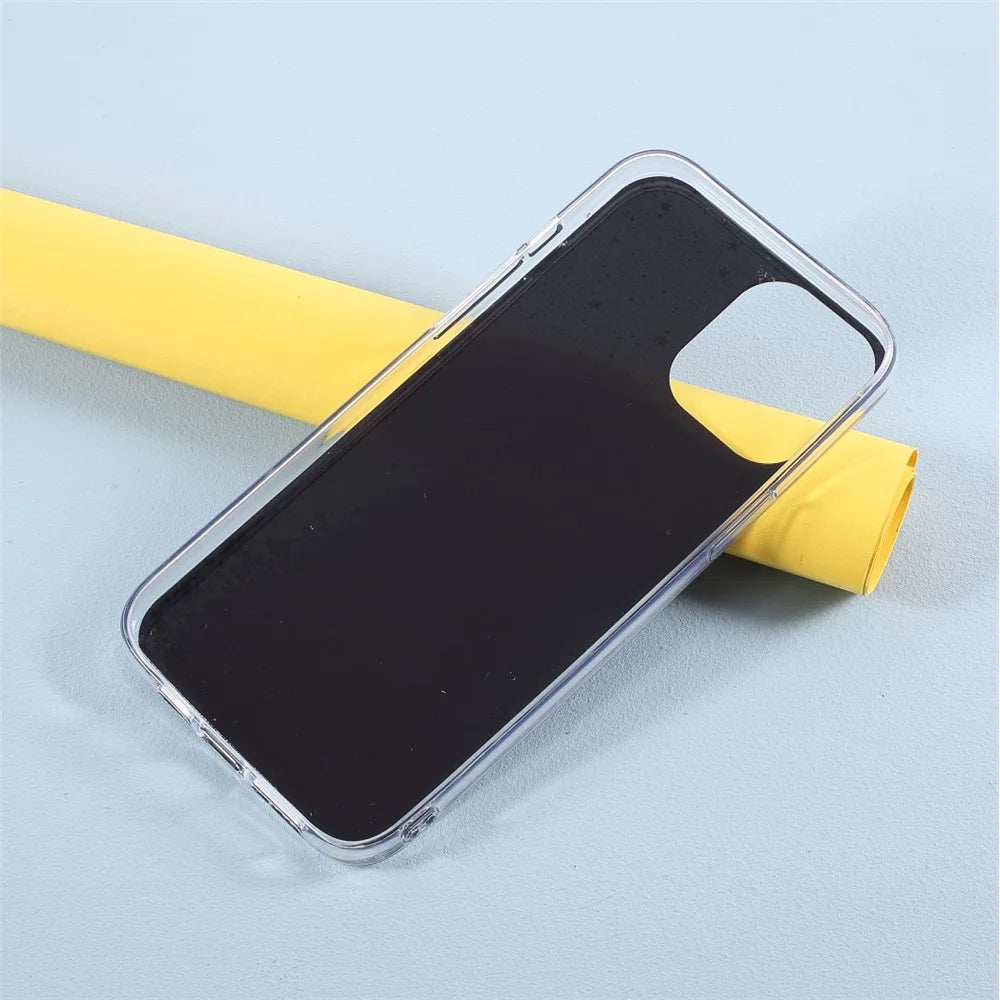 Sparkle Starry Sky Epoxy Anti Scratch Soft TPU Phone Case Protector for iPhone 13 Pro 6.1 inch - Black - 5