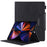 PU Leather Stand Tablet Case Cover with Auto Wake / Sleep for iPad Air 13 (2026) / (2025) / (2024) / Pro 12.9 (2022) / (2021) / (2020) / (2018) - Black - 1