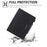 PU Leather Stand Tablet Case Cover with Auto Wake / Sleep for iPad Air 13 (2026) / (2025) / (2024) / Pro 12.9 (2022) / (2021) / (2020) / (2018) - Black - 2