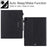 PU Leather Stand Tablet Case Cover with Auto Wake / Sleep for iPad Air 13 (2026) / (2025) / (2024) / Pro 12.9 (2022) / (2021) / (2020) / (2018) - Black - 3
