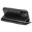 QIALINO For iPhone 13 Pro 6.1 inch Wallet Stand Phone Cover Top Layer Cowhide Leather + TPU Cover Shell - Black - 3
