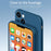 PINWUYO Precise Cut-Out Soft Skin Silicone Shockproof Phone Cover for iPhone 13 6.1 inch - Blue - 6