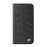 FIERRE SHANN Crocodile Texture Leather Phone Cover Protector with Wallet Stand for iPhone 13 6.1 inch - Black - 3