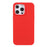 Soft Solid Silicone Slim Fit Shockproof Protective Phone Case for iPhone 13 Pro Max 6.7 inch - Red - 2