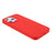 Soft Solid Silicone Slim Fit Shockproof Protective Phone Case for iPhone 13 Pro Max 6.7 inch - Red - 4