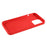 Soft Solid Silicone Slim Fit Shockproof Protective Phone Case for iPhone 13 Pro Max 6.7 inch - Red - 7