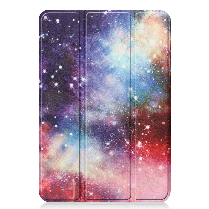 Tri-Fold Stand Design Dustproof Pattern Printing Leather Tablet Case Cover for iPad mini (2024) / mini (2021) - Starry Sky - 3