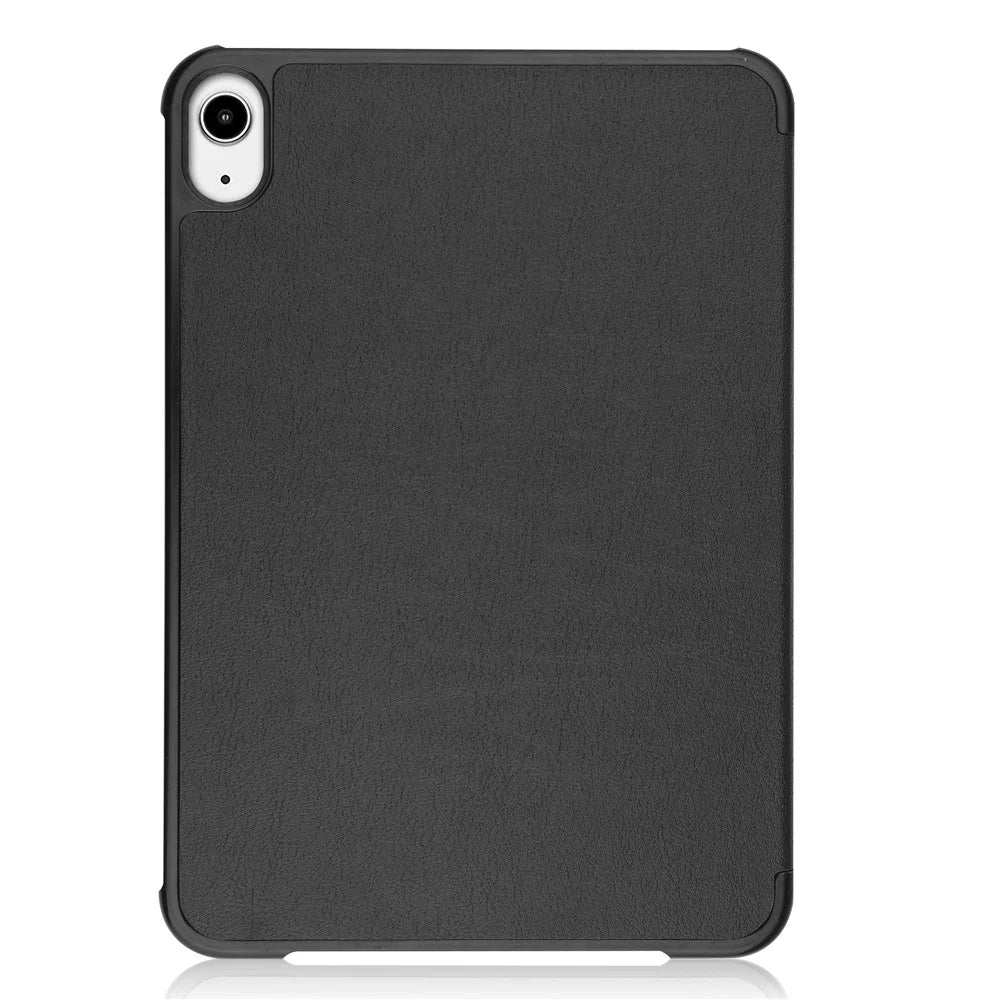 Tri-Fold Stand PU Leather Smart Tablet Protective Cover Tablet Case for iPad mini (2024) / mini (2021) - Black - 2