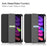 Anti-Scratch Tri-Fold Stand Shockproof PU Leather Smart Tablet Cover Protector with Pen Slot for iPad mini (2024) / mini (2021) - Black - 6