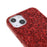 Glitter Bling TPU Electroplating Edge + Hard PC Back Anti-Scratch Light Phone Case for iPhone 13 6.1 inch - Red - 6