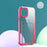Anti-Fall TPU + PC Double Layers Shockproof Clear Phone Case with Card Holder for iPhone 13 6.1 inch - Mint Green - 3