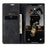 CASEME 013 Series Shockproof PU Leather Wallet Shell Case with Stand for iPhone 13 Pro 6.1 inch - Black - 2