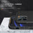 Ring Kickstand Anti-Drop Hard PC Back and Soft TPU Edge Shockproof Protective Case for iPhone 13 Pro 6.1 inch - Black - 5